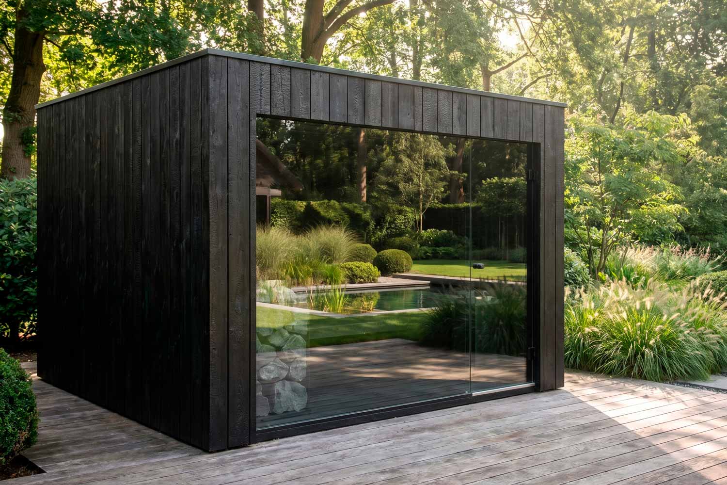 Bild individuelle Sauna nach Maß gebaut von Tuschlerei Formcut CNC Holzhandwerk - Tischlerei und Tischler aus Berlin Steglitz-Zehlendorf
