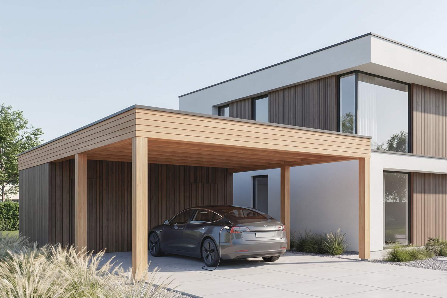 Bild Carport und Überdachung / Schutz für das Auto - Tischlerei und Tischler aus Berlin Steglitz-Zehlendorf